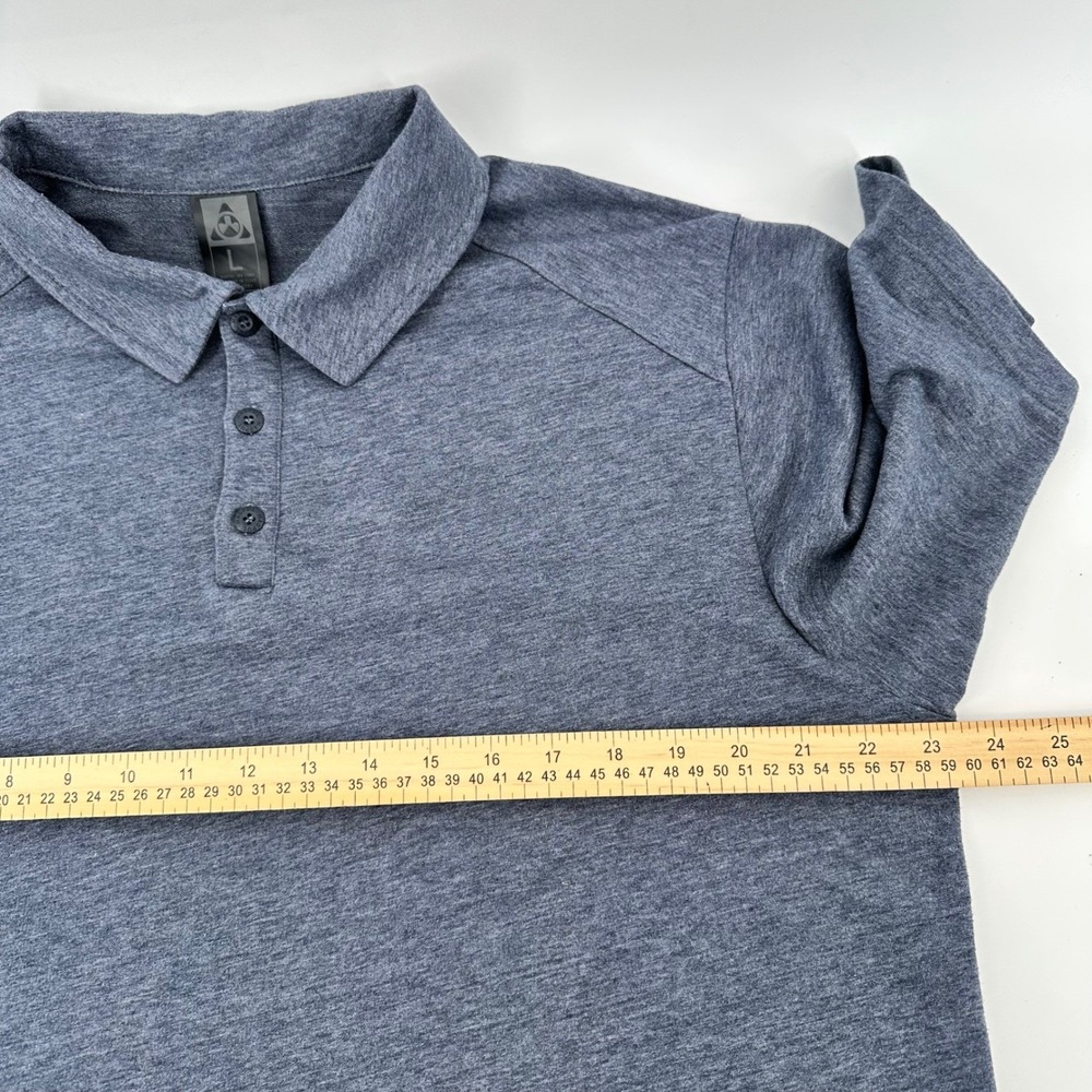 Magpul Ind Corp Mens Large MAG751 Heather Blue Short Sleeve Tactical Polo Shirt - Picture 8 of 13